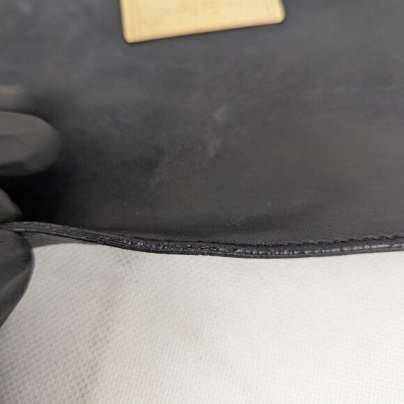 Authentic Bottega Veneta Black Leather Pouch Made in Italy